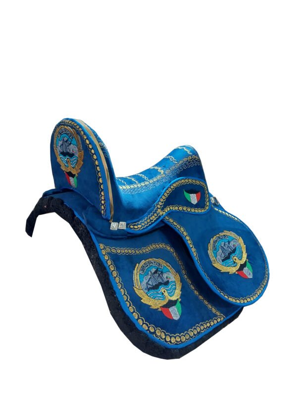 kuwait saddle سرج الكويت ازرق - Image 2