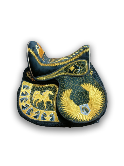 navy blue saddle عده ازرق غامق