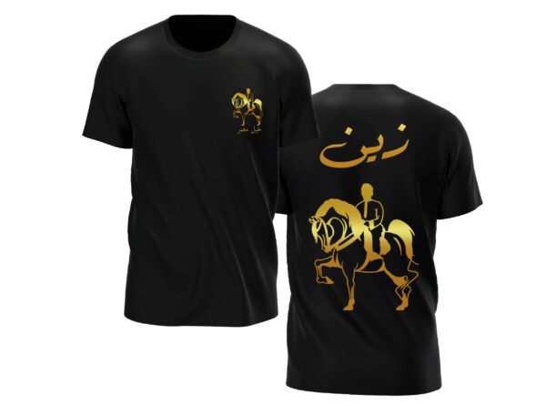 golden dancing horse customized t-shirt