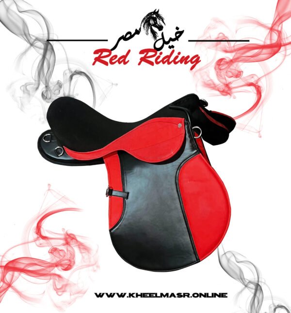 Black in Red edition Riding saddle سرج ركوب اسود في احمر