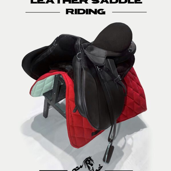 leather Riding Saddle full set سرج ركوب ب مشتملاته