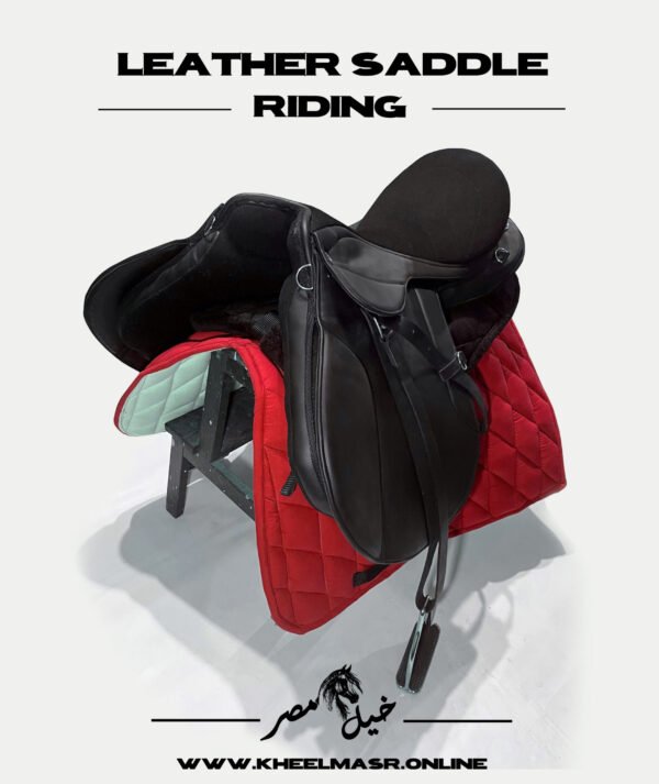leather Riding Saddle full set سرج ركوب ب مشتملاته - Image 2