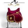red gold plated saddle سرج نبيتي قطيفه مطلي دهب