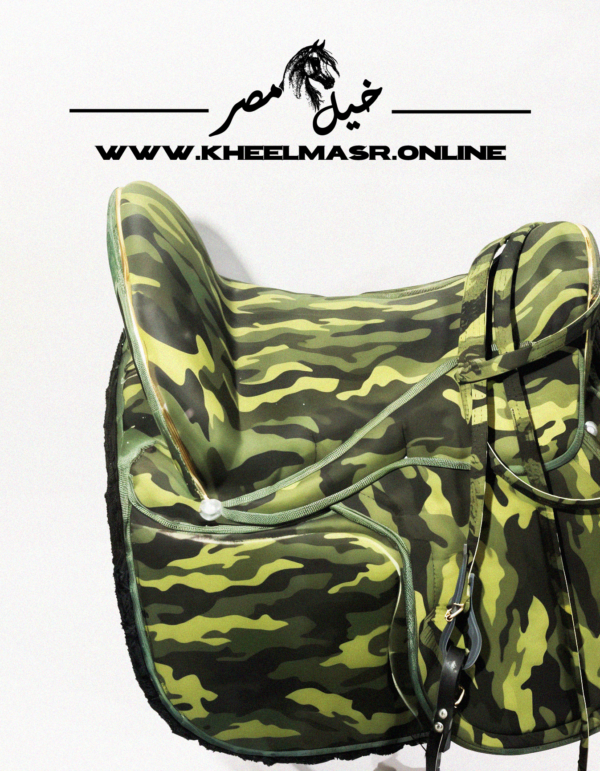 camouflage arabian Saddle سرج جيشي مشجر - Image 3