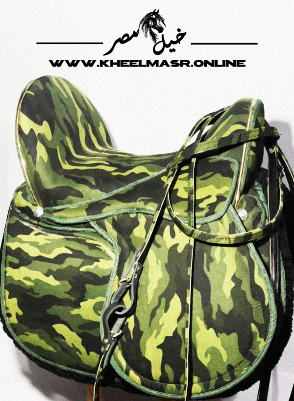 camouflage arabian Saddle سرج جيشي مشجر - Image 2