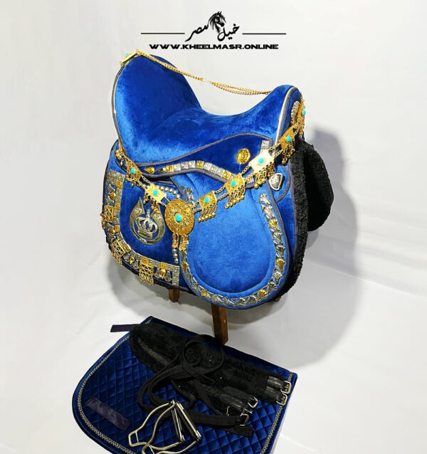 Royal blue saddle سرج ملوكي ازرق - Image 4