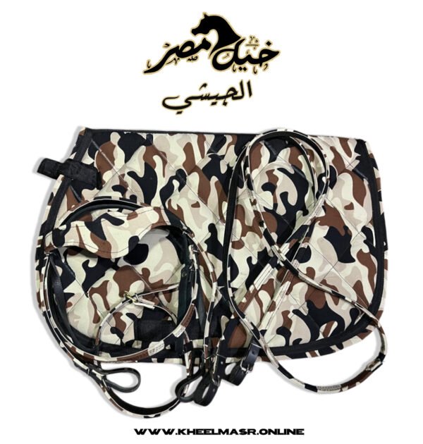 camo saddle full set سرج جيشي كامل ب مشتملاته - Image 3