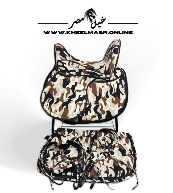 camo saddle full set سرج جيشي كامل ب مشتملاته - Image 2