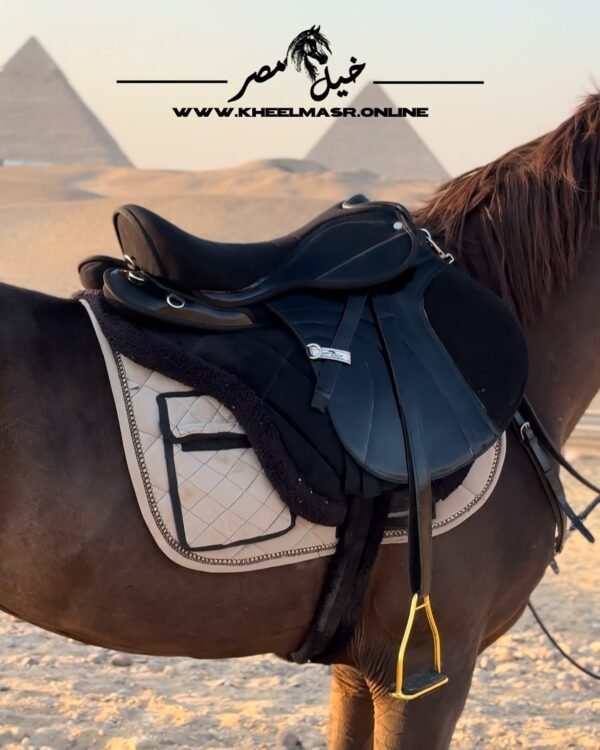 All new natural leather saddle سرج ركوب جلد طبيعي - Image 2