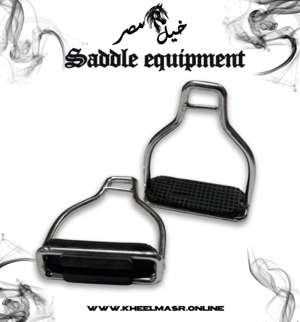 Black natural leather jumping saddle سرج جلد اسود طبيعي بالكامل - Image 4