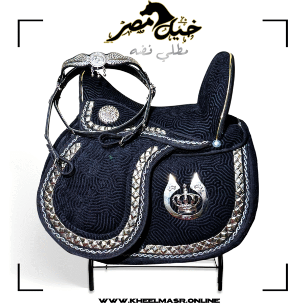 عده تاج نحاس كامل مطلي فضه