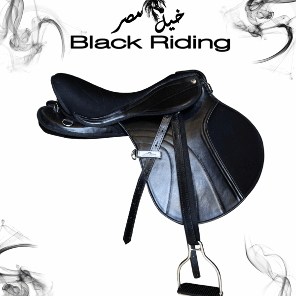 most selling black leather riding saddle الاكثر مبيعا سرج اسود ركوب جلد طبيعي